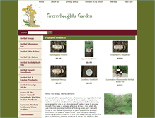 Tablet Screenshot of greenthoughtsgarden.com